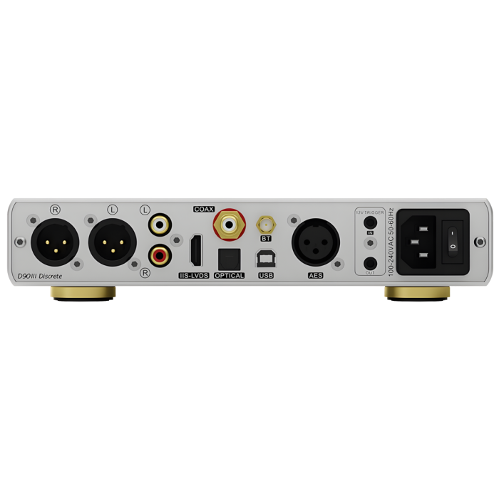 Topping Audio 01 0016 D90 III Discrete DAC - Gümüş (Üst Segment - B-Stok Referans DAC) | 1-bit Discrete DAC Teknolojisi, Tam Dengeli (Balanced) Devre, Fırsat Ürünü | Ölçüler: 222 x 160 x 45 mm